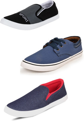 

Trenqs Casuals For Men(Multicolor, Black