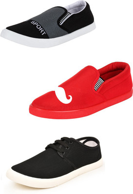 

Trenqs Loafers For Men(Multicolor, Black