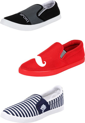 

Wwodcell Loafers For Men(Multicolor, Black