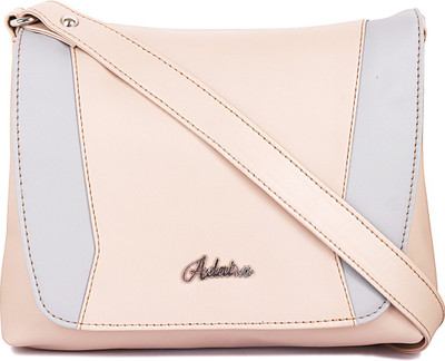 

ADAIRA Girls Casual Pink, Grey PU Sling Bag, Grey;pink