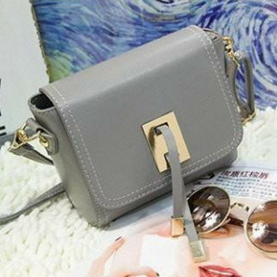 

LACIRA Women Casual Grey PU Sling Bag