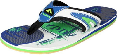 

Adda Slippers, White green