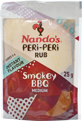 

Nando's Peri-Peri Rub, Smokey BBQ Medium - 25g(25 g)