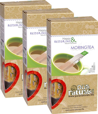 

Pure Naturals Infusion Moringtea - 8 Tea Stick (Set of 3) Infusion Tea Box(60 g)