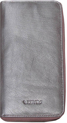 

ABYS Women Brown Genuine Leather Document Holder(10 Card Slots)