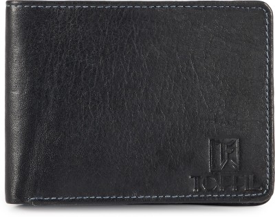 

Toffil Men Black, Blue Genuine Leather Wallet(3 Card Slots)