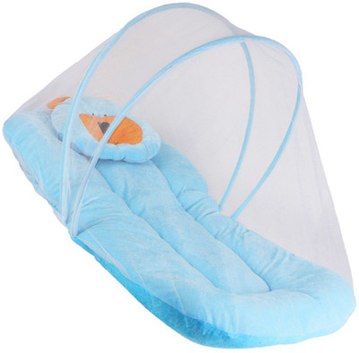 

Anam Trends Super Comfort Teddy Soft Pillow Skin Friendly X5 Standard Crib(Fabric, Sky blue)