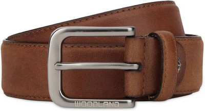 

Woodland Men Casual Brown Genuine Leather Belt, Tan