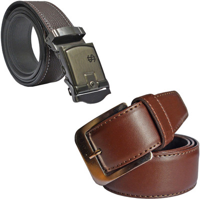 

LOOPA Men Formal Brown Synthetic Belt
