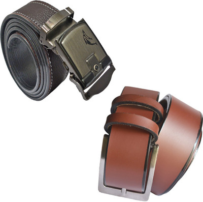 

LOOPA Men Formal Brown Synthetic Belt