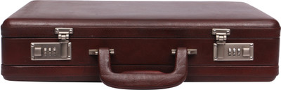 

OBANI Genuine Leather Expandable Briefcase Medium Briefcase - For Men(Brown)