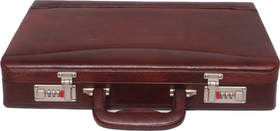 

OBANI Genuine Leather Briefcase Medium Briefcase - For Men(Brown)