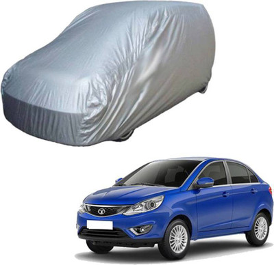 RS TRADERS Car Cover For Tata Zest (Without Mirror Pockets)(Silver, For 2017 Models)