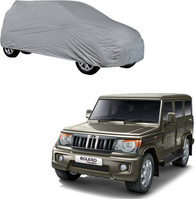 Shivonic Car Cover For Mahindra Bolero (Without Mirror Pockets)(Silver)