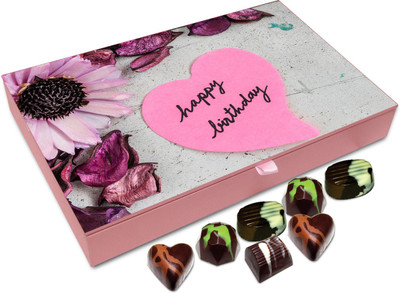

Chocholik Gift Box - Happy Birthday Chocolate Box - 12pc Truffles(144 g)