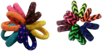 

Dhanlaxmi Highly Elastic & Metal Free Rubber Band (Combo of 24) Rubber Band(Multicolor)