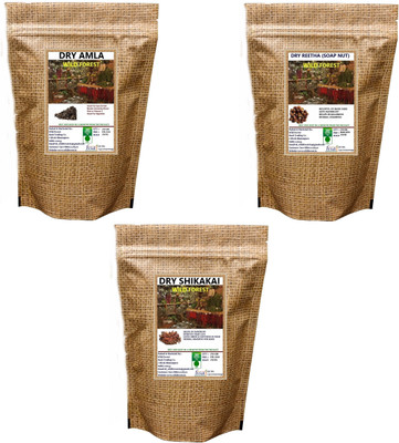 

WILD FOREST Dried Amla ,Reetha & Shikakai(1500 g)