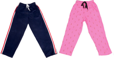 IndiWeaves Track Pant For Boys & Girls(Multicolor, Pack of 2)