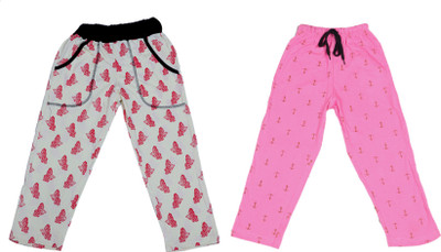 IndiWeaves Track Pant For Boys & Girls(Multicolor, Pack of 2)