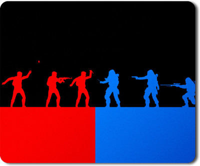 

Mustmaal Red vs Blue Mousepad Mousepad(Multicolor)