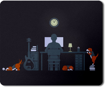 

Mustmaal Nerd Geek Nightowl Engineer Mousepad Mousepad(Multicolor)