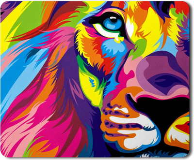 

Mustmaal Lion Paint Popart Mousepad Mousepad(Multicolor)