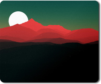 

Mustmaal Horizon Mountain Landscape Mousepad Mousepad(Multicolor)