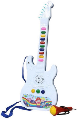 

Amazia Musical Guitar With Mic for kidz(Multicolor)