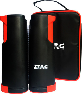 

Stag PORTABLE TABLE TENNIS NET POST Table Tennis Net(Red, Black)