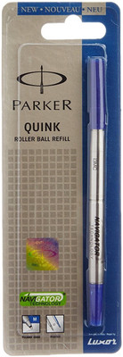 

Parker Quink Roller Ball Pen Refills, Medium Point, 0.7mm Tip, Blue Ink Refill(Pack of 5)