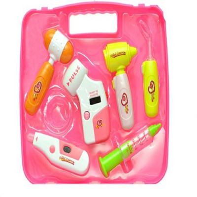 

Prro Battery Operated Doctor's Kit with Light Sound Effects, Multi Color Doctor Set For Kids (Boys & Girls) WX-04