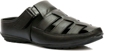 

Shoegaro Men Black Sandals