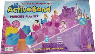 

Art Box Princess Girls Castle Play Active Sand in a Beautiful Pack for birhthday Gift Or Childs Activity Sandbox