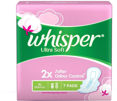 

Whisper Ultra Soft XL Wings Sanitary Pad(Pack of 7)