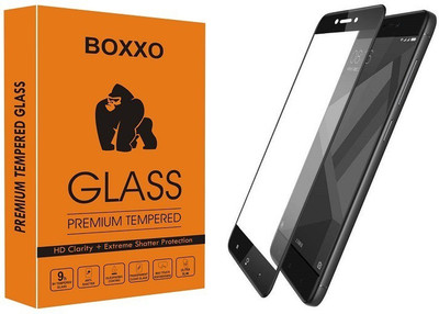 Boxxo Edge To Edge Tempered Glass for Mi Redmi 4(Pack of 1)