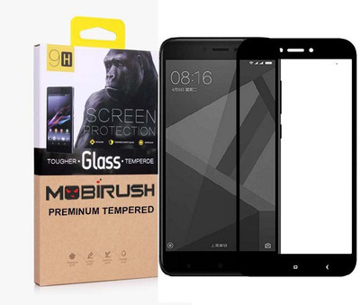 MOBIRUSH Edge To Edge Tempered Glass for Mi Redmi 3S Prime(Pack of 1)