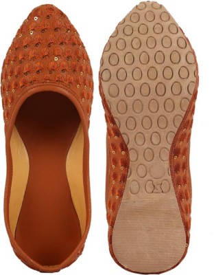 Rajwari Jutis For Women(Brown , 36)