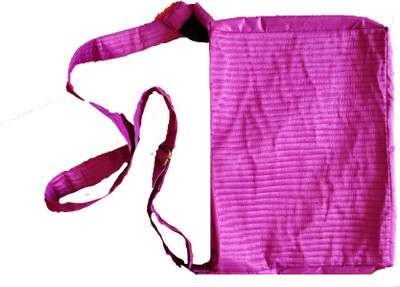 

Empower Trust Women Casual Purple, Yellow Cotton Sling Bag