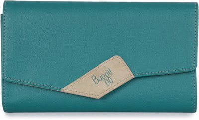 

Baggit Women Green Artificial Leather Wallet(8 Card Slots), Teal