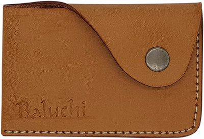 

Baluchi Men Tan Artificial Leather Card Holder(1 Card Slot)