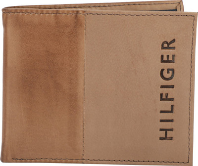 

Tommy Hilfiger Men Brown Genuine Leather Wallet(10 Card Slots)