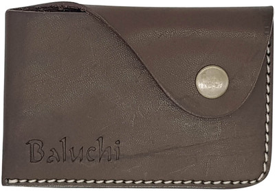 

Baluchi Men Brown Artificial Leather Card Holder(1 Card Slot)