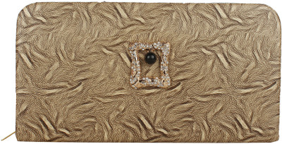 

fillincart Women Beige Artificial Leather Wallet(3 Card Slots)