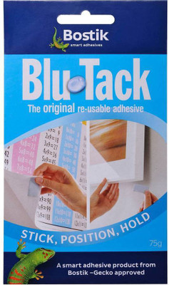 

bostik BOS TIK Blu-Tack Reusable Adhesive (Pack of 3)(Set of 3, Grey)