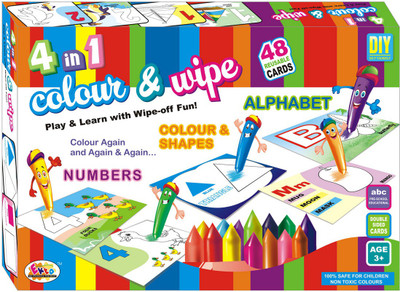 

Ekta 4 In 1 Color & Wipe Kit For Kids 3+ Years