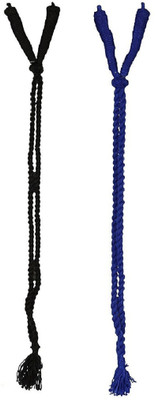 

GOELX Necklace Doris Ropes Braided Cord Colorful Thin Choker Dories Combo for necklace making/designing/jewellery designing Pack of 2 - Style D