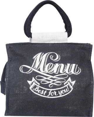 

Empower Trust Tiffin Bag Chalkboard Style-2 Lunch Bag(Black, White, 13 L)