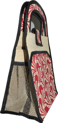 

Empower Trust Lunch Bag printed Oxford Jute style-1 Lunch Bag(Beige, Maroon, 10 L)