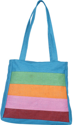 Empower Trust Rainbow Handbag Multipurpose Bag(Blue, Green, Orange, Pink, Maroon, 11 L)