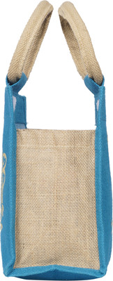 

Empower Trust Tiffin Bag Small Lunch Bag(Blue, Beige, 8 L)